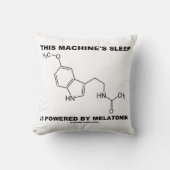 この機械の睡眠はメラトニンによって動く クッション (正面)