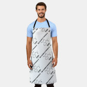 この機械はアスピリン化学分子で動く エプロン (着用した状態)