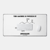 この機械はアドレナリン分子で動く デスクマット (キーボード&マウス)