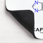 この機械はカフェイン(分子)によって動力を与えられます マウスパッド (コーナー)