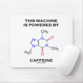 この機械はカフェイン(分子)によって動力を与えられます マウスパッド (マウス)