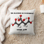 この機械はクエン酸化学で動く クッション (ブランケット)