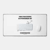 この機械はコルチゾン化学で動く デスクマット (キーボード&マウス)