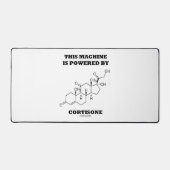 この機械はコルチゾン化学で動く デスクマット (正面)