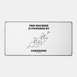 この機械はコルチゾン化学で動く デスクマット