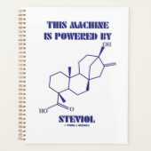 この機械はステビオール化学分子で動く プランナー手帳 (正面)