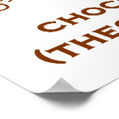 この機械はチョコレート(テオブロミン)で動く ポスター (角)