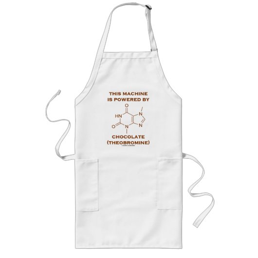 この機械はチョコレート(テオブロミン)によって動力を与えられます スタンダードエプロン (正面)