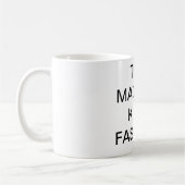 この機械はファシストのマグを殺します コーヒーマグカップ (左)