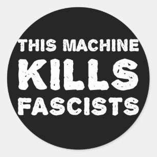 この機械はファシストを殺します ラウンドシール