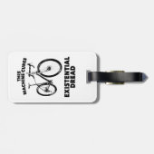 この機械は実存恐怖自転車を扱う ラゲッジタグ (裏面横)