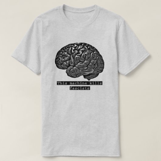 この機械は断食を殺す Tシャツ (デザイン正面)