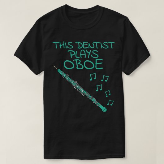 この歯医者オ遊ボイストウッドウィンドミュージシャン Tシャツ (デザイン正面)