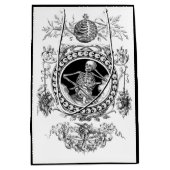 この死のギフトバッグの体 ミディアムペーパーバッグ (正面)