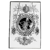 この死のギフトバッグの体 ミディアムペーパーバッグ (裏面)