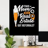 この母は不動産を実在売る ポスター (ホームオフィス)