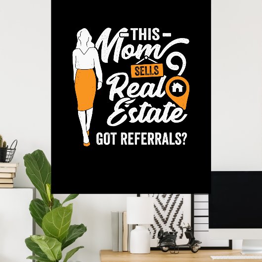 この母は不動産を実在売る ポスター (ホームオフィス)
