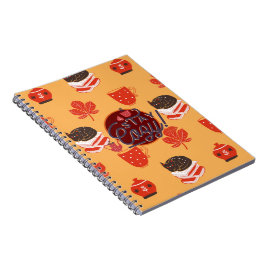 この民俗ハイゲキャットと一緒に居心地の良い秋 ノートブック