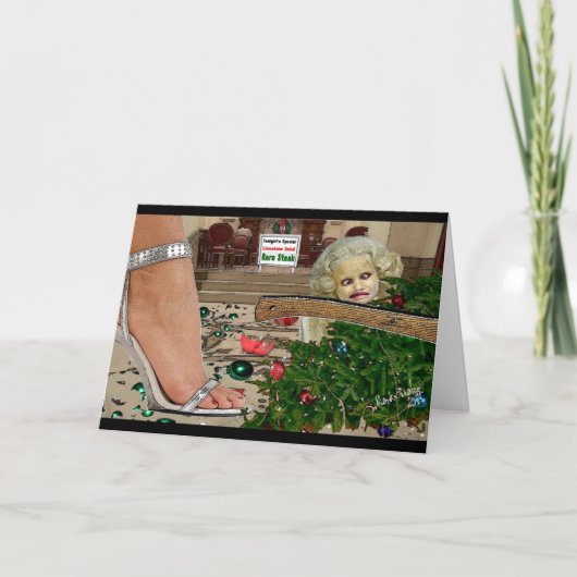 この汚れを片付けろ!!!クリスマスカード シーズンカード (正面)