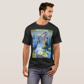 この津横浜山景園(不忍池)ウー Tシャツ (正面フル)