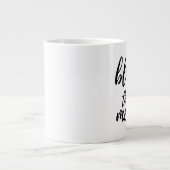 この混乱のジャンボマグを賛美して下さい ジャンボコーヒーマグカップ (正面)