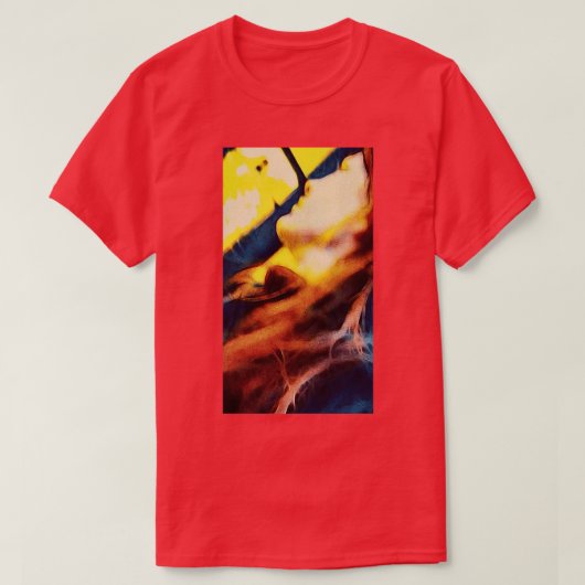 この無頓着なショッピングに十分な赤毛 Tシャツ (デザイン正面)