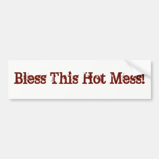 この熱い混乱を賛美して下さい! ステッカー (正面)