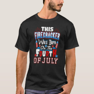 この爆竹生まれは7月4日Biにあった Tシャツ