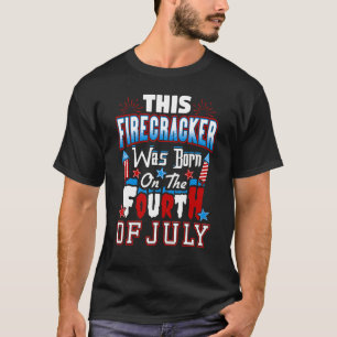 この爆竹生まれは7月4日Biにあった Tシャツ