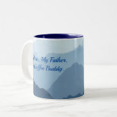 この父の日にスマイルをパパに持って来る ツートーンマグカップ (正面左)