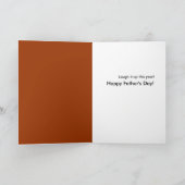 この父の日の上のそれを笑わせて下さい カード (内部)
