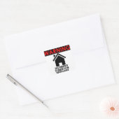 この物件は監視ステッカーの下にある スクエアシール (封筒)