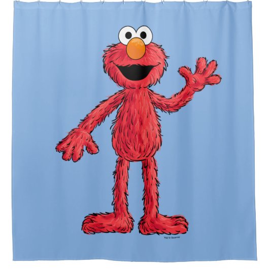 この物語の最後の怪物 |かわいこちゃんエルモ シャワーカーテン (正面)