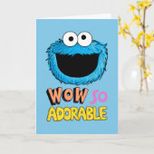 この物語の最後の怪物|クッキーモンスター カード (黄色い花)