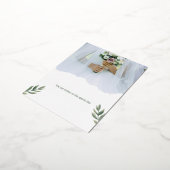 この特別な日へのご招待です。 箔招待状ポストカード (回転した状態)