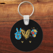 この特別は自閉症Aのための完璧なギフトアイディアである キーホルダー (正面)