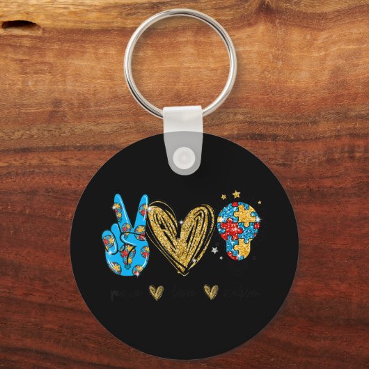 この特別は自閉症Aのための完璧なギフトアイディアである キーホルダー (正面)