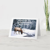 この特定宗派に属さない冬場面を楽しんで下さい シーズンカード (正面)