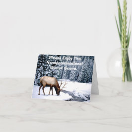 この特定宗派に属さない冬場面を楽しんで下さい シーズンカード