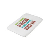 この犬と他の犬のTシャツだけ欲しい バスマット (アングル)