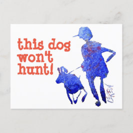 この犬は狩り!111020番 ポストカード
