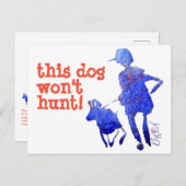 この犬は狩り!111020番 ポストカード (正面/裏面)