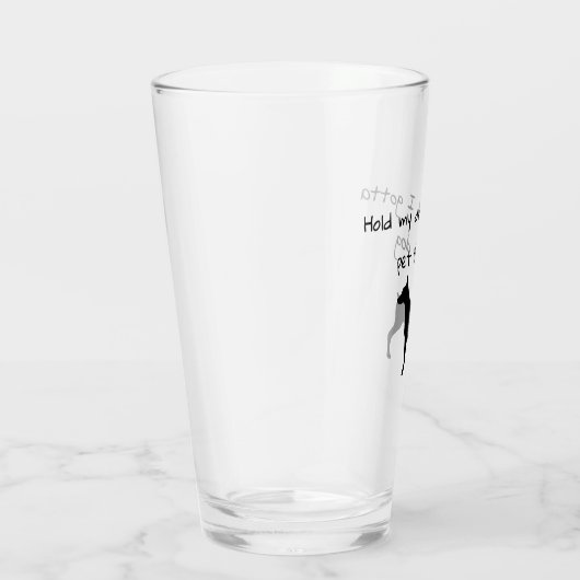 この犬を飼うために飲み物を持って タンブラーグラス (右)