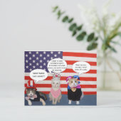 この猫たちを家に送れ！ ポストカード (スタンド正面)