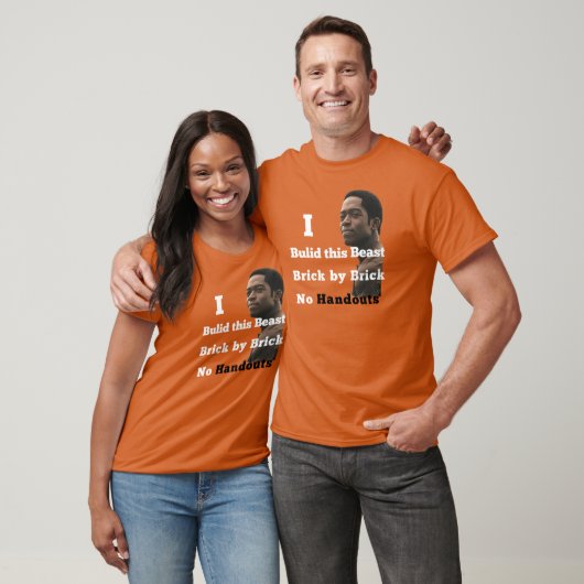 この獣は煉瓦で造った | Qやる気を起こさせる Tシャツ (ユニセックス)