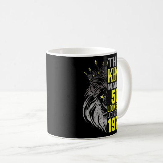 この王は1973年のBir以来、50を良い伝説に見せる コーヒーマグカップ (正面右)