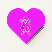 この王妃は決して後を追ピンクのノートを規則に違反しない ノートブック (裏面)