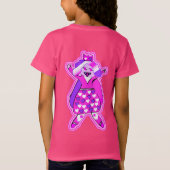 この王妃は決して後を追規則を熱くピンク色に Tシャツ (裏面)