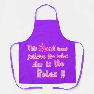この王妃は決後を追して紫の規則を持たない エプロン