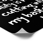 この現実は本当に私の基盤に切り込んでいる ポスター (角)